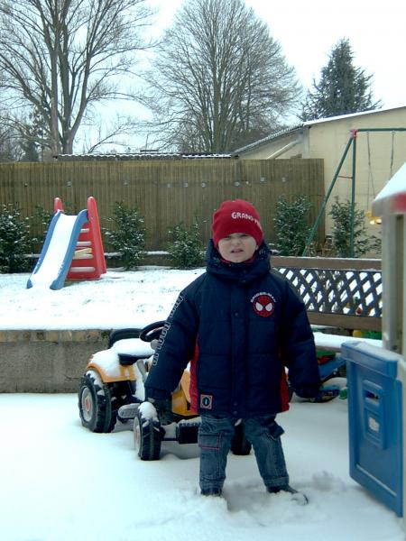 ouaaaa la neige papa!